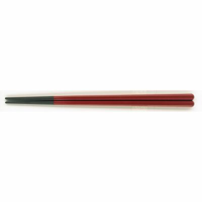 【食洗機対応】ＧーＰＥＴ　23cmチェック六角箸　朱塗　90043662