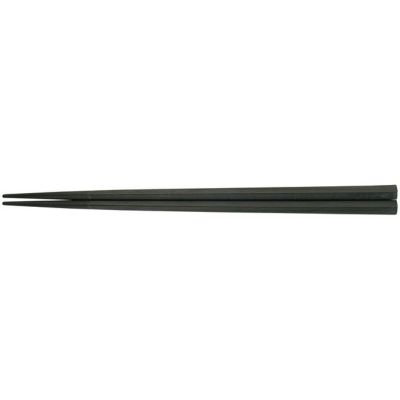 【食洗機対応】ＳＰＳ22.7cm五角箸　黒（塗装なし）　90023145