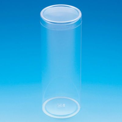 HEIKO 箱 クリスタルボックス スタンダードタイプ PET円筒ケース 60×160 10入