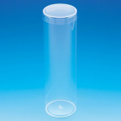 HEIKO 箱 クリスタルボックス スタンダードタイプ PET円筒ケース 60×200 10入